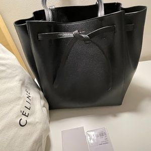 CELINE SMALL CABAS PHANTOM WITH BELT